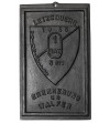 Luxembourg, Walfer/Walferdange. Commemorative plaque of the 1st Battalion, 5th Infantry Division, formed in 1945 in Walfer