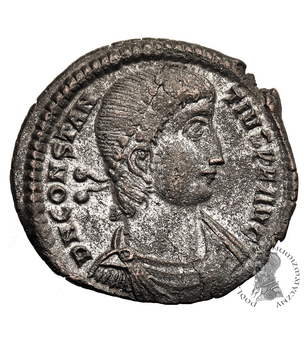 Rzym, Cesarstwo. Konstancjusz II, 337-361 AD. AE Folis / Centenionalis, ok. 350 AD, Thessalonica (Saloniki)