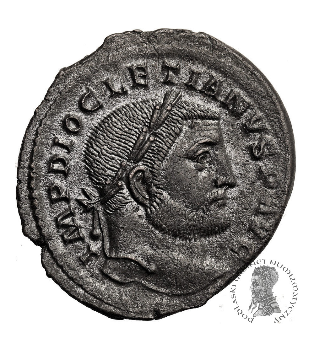 Rzym Cesarstwo. Dioklecjan, 284-305 AD. AE Folis 297 AD, 4 emisja / 2 oficyna, Treveri (Trier)