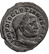 Rzym Cesarstwo. Dioklecjan, 284-305 AD. AE Folis 297 AD, 4 emisja / 2 oficyna, Treveri (Trier)