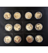 Poland. Collection “Great Poles Distinguished for Independence,” 24 pcs, National Treasury, Gold-plated medals
