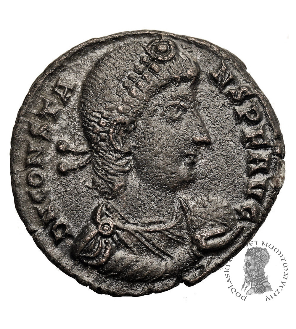 Rzym Cesarstwo. Konstans, 337-350 AD. AE Maiorina, Thessalonica (Saloniki)
