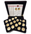 Poland. Collection “Great Poles Distinguished for Independence,” 24 pcs, National Treasury, Gold-plated medals