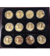 Poland. Collection “Great Poles Distinguished for Independence,” 24 pcs, National Treasury, Gold-plated medals