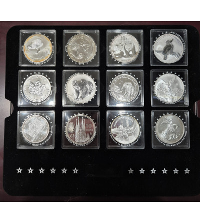 “ Fabulous 12 Silver Collection,” 12 pcs, .999 oz (12 x 1 oz of Pure Silver)