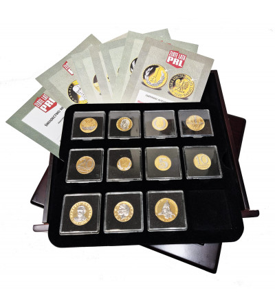 Poland. “Golden Years of the Polish People's Republic” set, National Treasury, 11 coins in the set