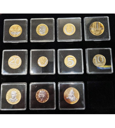 Poland. “Golden Years of the Polish People's Republic” set, National Treasury, 11 coins in the set