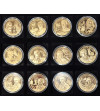 Poland. Collection Gold-plated medals “ Great Poles Distinguished for Independence ” 24 pcs, National Treasury