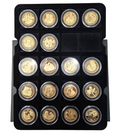 Poland. Collection Gold-plated medals “ John Paul II - called to holiness ” 18 pcs, National Treasury
