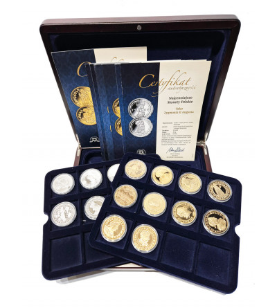 Poland. Collection of replicas of “The Most Valuable Polish Coins” - 18 pcs, National Treasury