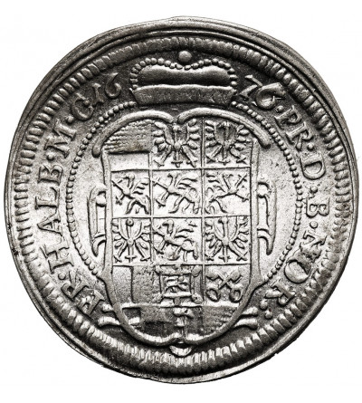 Germany, Brandenburg-Ansbach. Johann Friedrich, 1667-1686. 1/6 Taler 1676, Schwabach