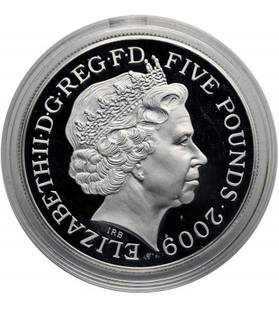 Wielka Brytania. 5 funtów 2009, Stonehenge, XXX Igrzyska Olimpijskie, Londyn 2012, srebro .925