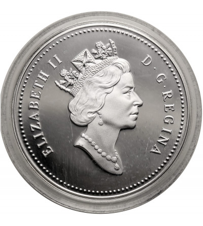 Kanada, Elżbieta II (1952-2022). 1 dolar 1993, 100 rocznica Pucharu Stanleya, Kolekcja: ,,Srebrne dolary kanadyjskie"