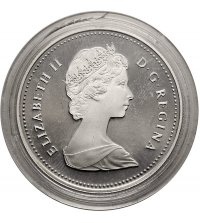 Kanada, Elżbieta II (1952-2022). 1 dolar 1984, 150 rocznica powstania miasta Toronto, Kolekcja: ,,Srebrne dolary kanadyjskie"