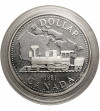 Canada, Elizabeth II (1952-2022). 1 Dollar 1981, 100th anniversary of the Trans-Canada Railway