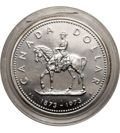 Canada, Elizabeth II (1952-2022). 1 Dollar 1973, 100th Anniversary of the Royal Canadian Mounted Police