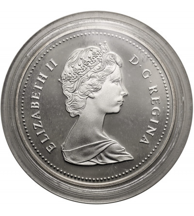 Kanada, Elżbieta II (1952-2022). 1 dolar 1988, 250 rocznica powstania Huty Żelaza w Saint-Maurice w Quebec