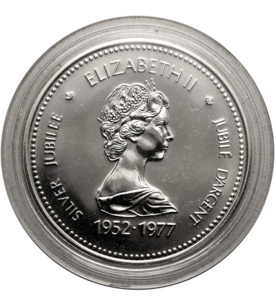 Kanada, Elżbieta II (1952-2022). 1 dolar 1977, 25 rocznica koronacji Elżbiety II, Kolekcja: ,,Srebrne dolary kanadyjskie"