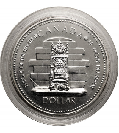 Kanada, Elżbieta II (1952-2022). 1 dolar 1977, 25 rocznica koronacji Elżbiety II, Kolekcja: ,,Srebrne dolary kanadyjskie"