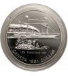 Canada, Elizabeth II (1952-2022). 1 Dollar 1991, 175th anniversary of the S.S. Frontenac