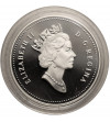 Kanada, Elżbieta II (1952-2022). 1 dolar 1992, 175 rocznica Transportu Dyliżansowego, Kolekcja: ,,Srebrne dolary kanadyjskie"