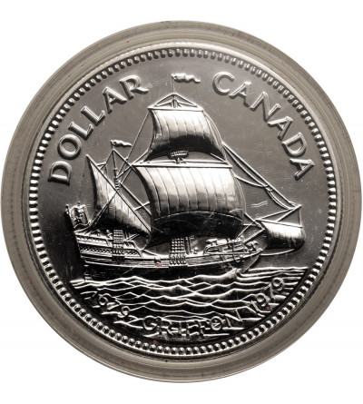 Canada, Elizabeth II (1952-2022). 1 Dollar 1979, 300th anniversary of the voyage of the sailing ship Le Griffon