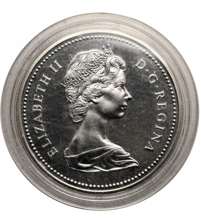 Canada, Elizabeth II (1952-2022). 1 Dollar 1972, Indian Canoe, Collection: “Canadian Silver Dollars”