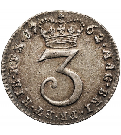 Wielka Brytania, Jerzy III 1760-1820. 3 pensy 1762