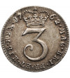 Wielka Brytania, Jerzy III 1760-1820. 3 pensy 1762