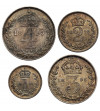 Great Britain, Victoria (1837-1901). 1895 Maundy Set