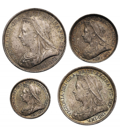 Great Britain, Victoria (1837-1901). 1895 Maundy Set