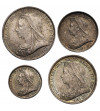 Great Britain, Victoria (1837-1901). 1895 Maundy Set