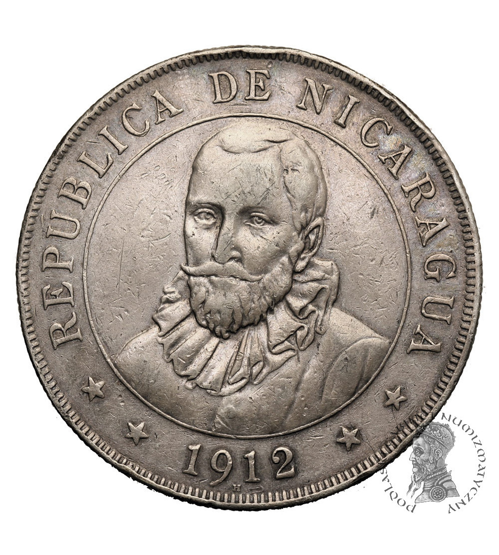 Nicaragua. 1 Cordoba 1912 H