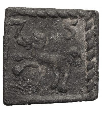 Stefan Batory, 1576-1586. City Token 1575, Galloping Horse, Gdansk / Danzig,