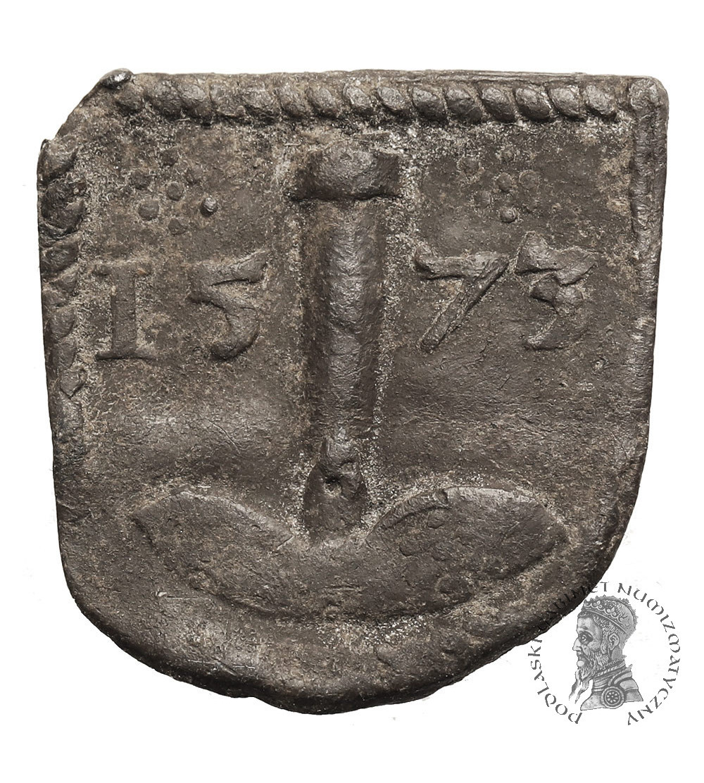 Poland, Interregnum 1576-1586. City Token 1573, per day of work, Gdansk / Danzig