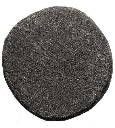 Jan Kazimierz, 1648-1668. City Token 1658, A standing cross with the town's banner and the letters M-S, Gdansk / Danzig,