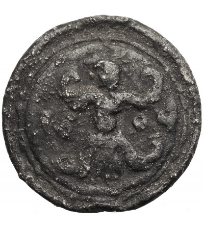 Zygmunt III Waza, 1587-1632. City Token 1604, Mermaid / Bat, Gdansk / Danzig