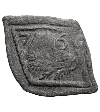 Stefan Batory, 1576-1586. Żeton miejski 1576, leżący lew / herb miasta, Gdańsk