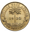 Brytyjska Afryka Zachodnia, Jerzy V (1910-1936). 2 szylingi 1920 KN