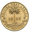 British West Africa, George V (1910-1936). 1 Shilling 1925