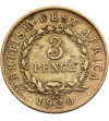 British West Africa, George V (1910-1936). 3 Pence 1920 KN