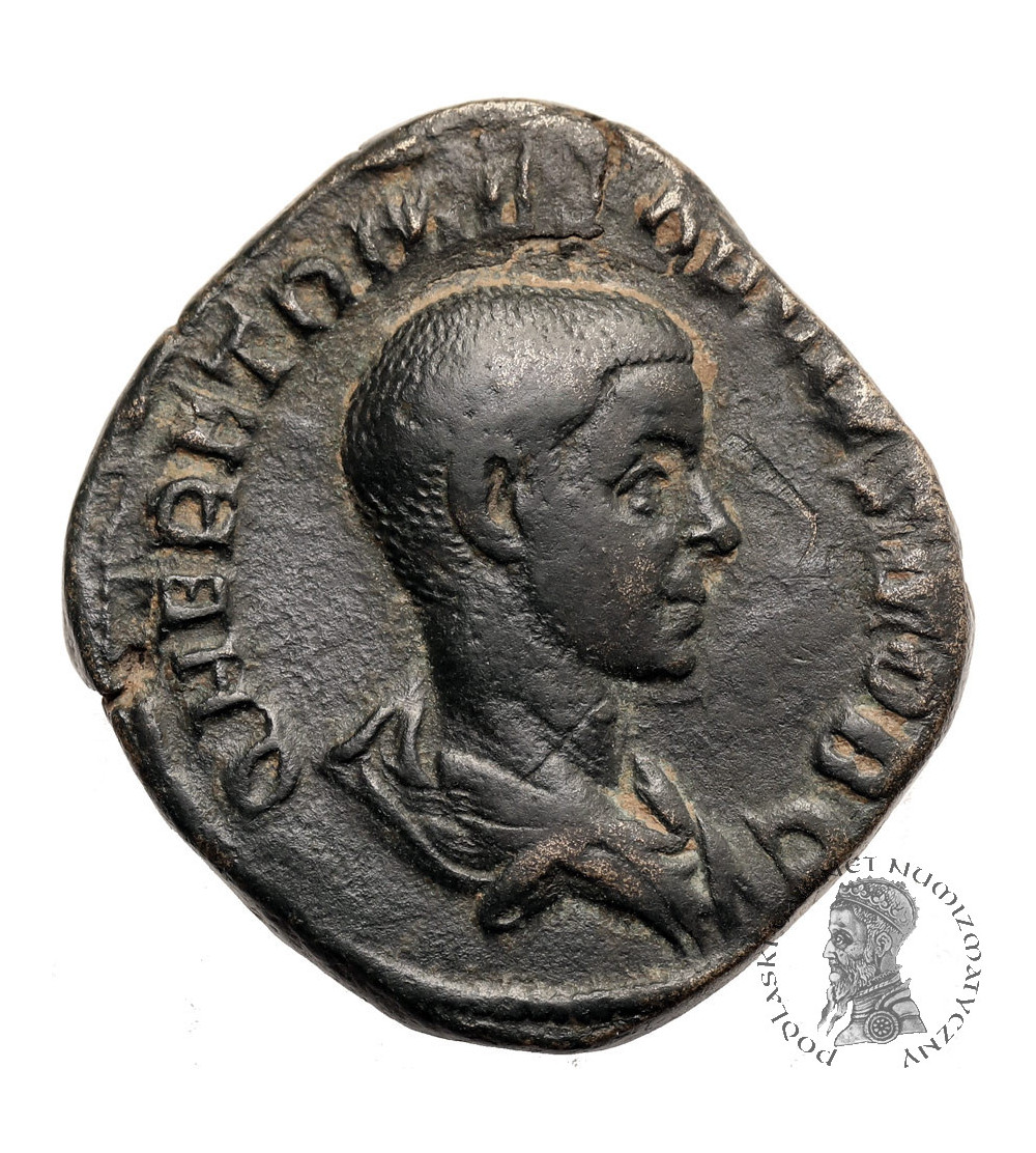 Roman Empire. Herennius Etruscus, as Caesar, AD 250-251. Sestertius, 250-251 AD, Rome