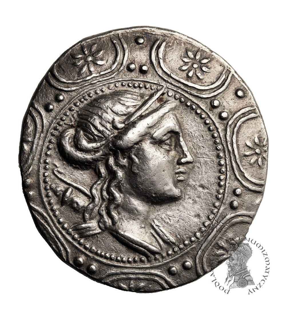 Macedonia, rzymski protektorat. AR Tetradrachma, Pierwsza Meris, 167-148 r. p.n.e., mennica Amfipolis