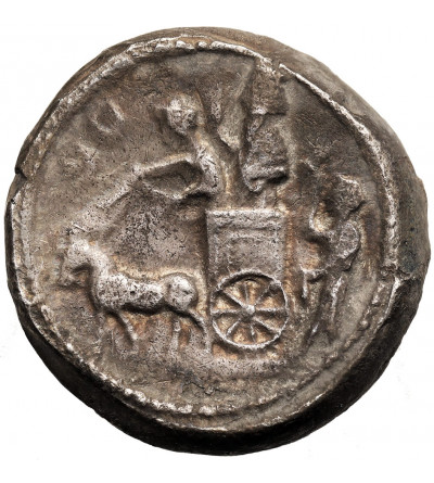 Phoenicia, Sidon, Ba'alšillem (Sakton) II, c. 401-366 BC. Double shekel, RY 34 (368/7 BC)