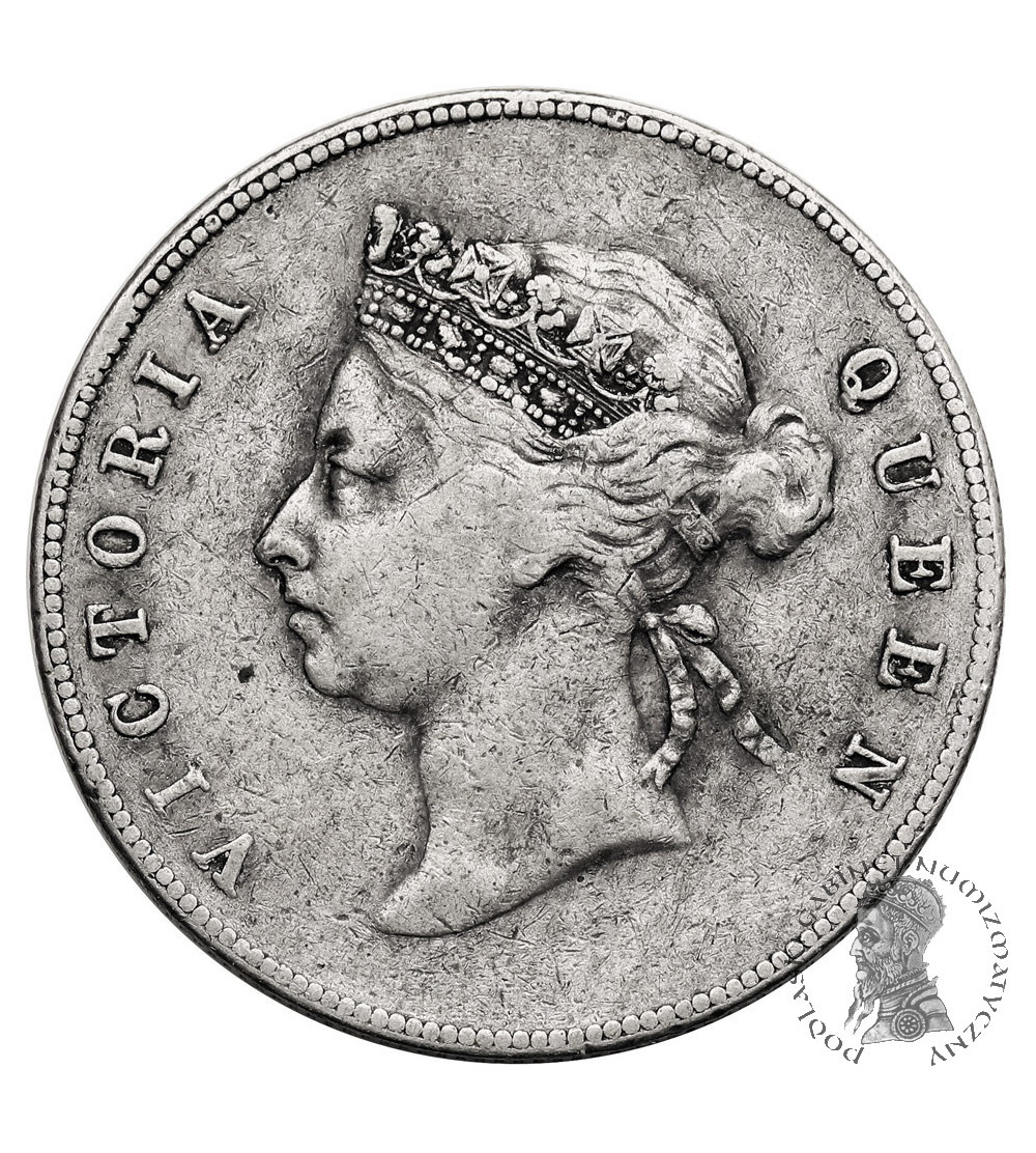 Hong Kong, Wiktoria (1842-1901). 50 centów 1892