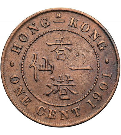 Hong Kong, Victoria (1842-1901). 1 Cent 1901 H