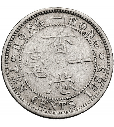 Hong Kong, Victoria (1842-1901). 10 Cents 1883
