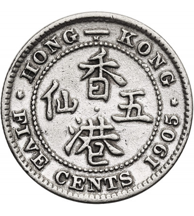 Hong Kong, Edward VII (1901-1910). 5 Cents 1905 H