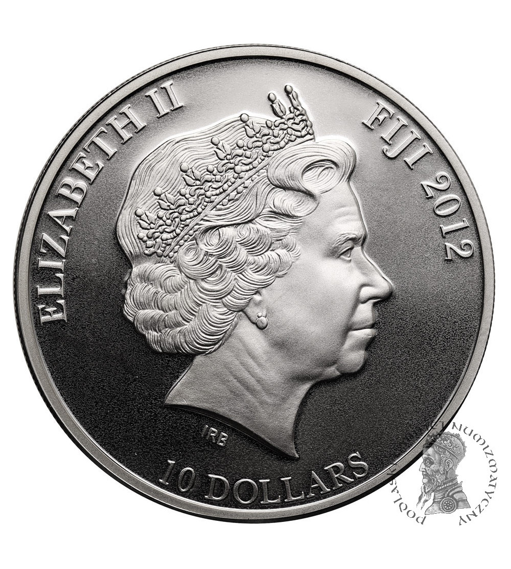 Fidżi, Elżbieta II (1952-2022). 10 dolarów 2012, Święty Włodzimierz, seria: Święci patroni