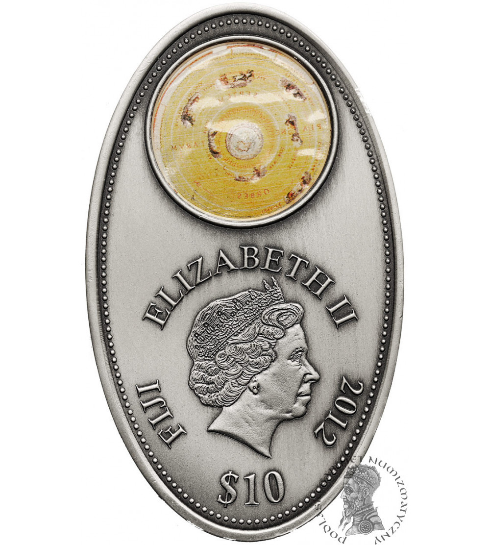 Fidżi, Elżbieta II (1952-2022). 10 dolarów 2012, Almagest, Ptolemeusz